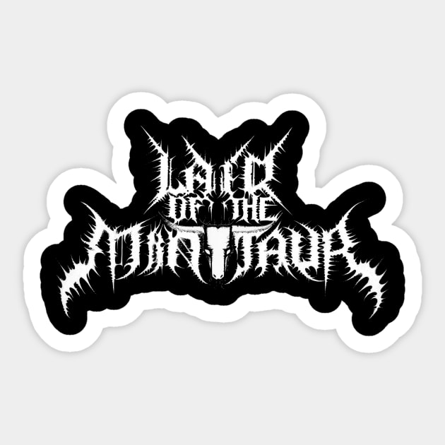 Lair of the Minotaur - Logo Sticker by grindhouseinc